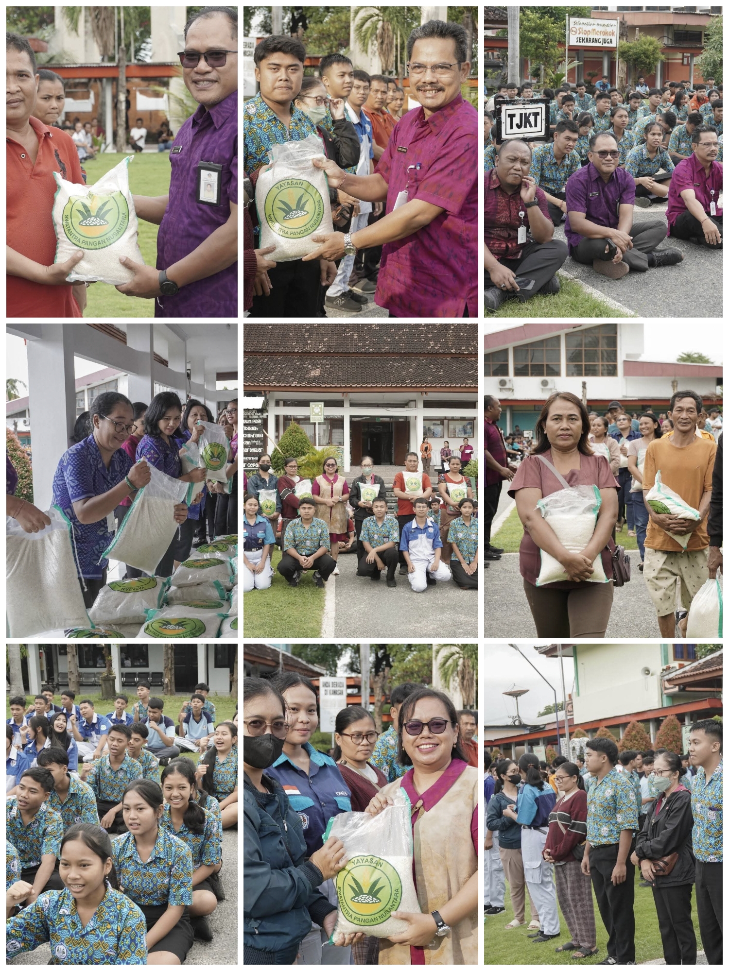 Pembagian Beras Dari YSPN