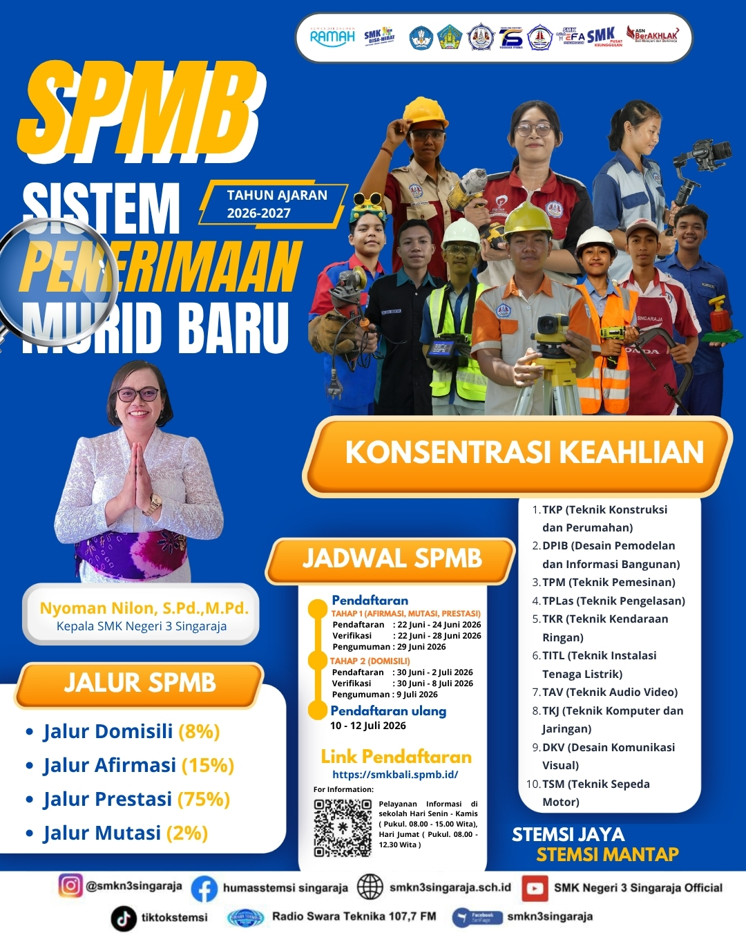 Informasi SPMB Tahun Ajaran 2026/2027