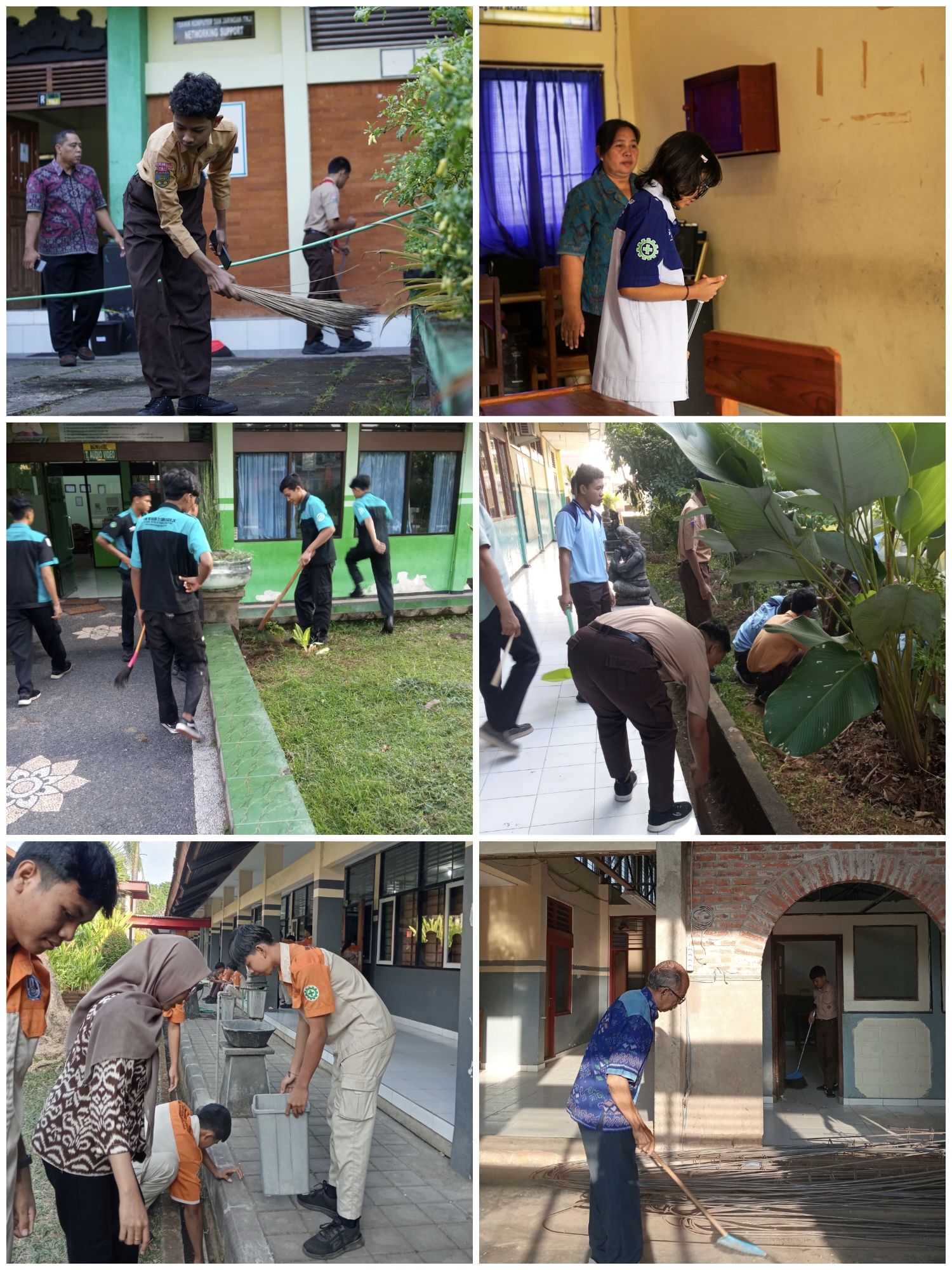 Pembersihan Lingkungan Sekolah