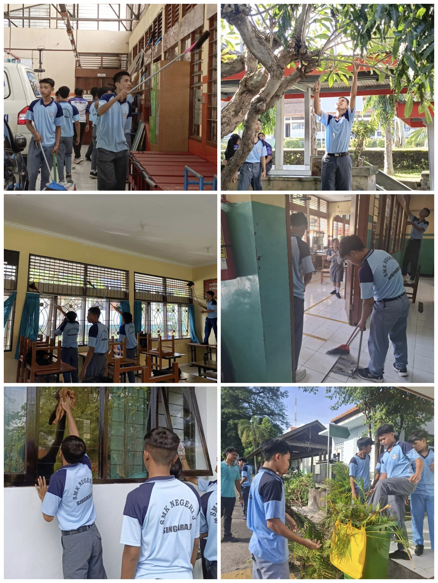 Pembersihan Lingkungan Sekolah