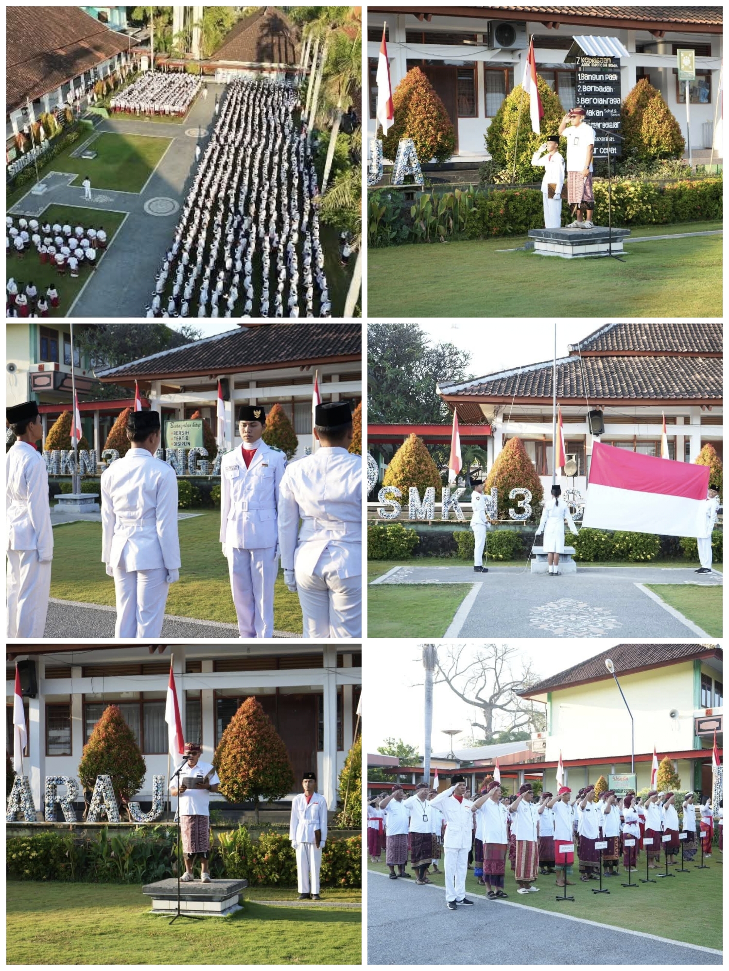 Upacara Bendera Hari Jadi Ke-68 Provinsi Bali