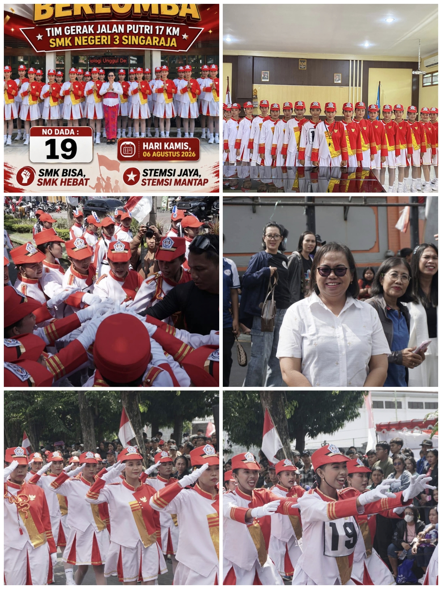 Lomba Gerak Jalan Putri Se-Kabupaten Buleleng