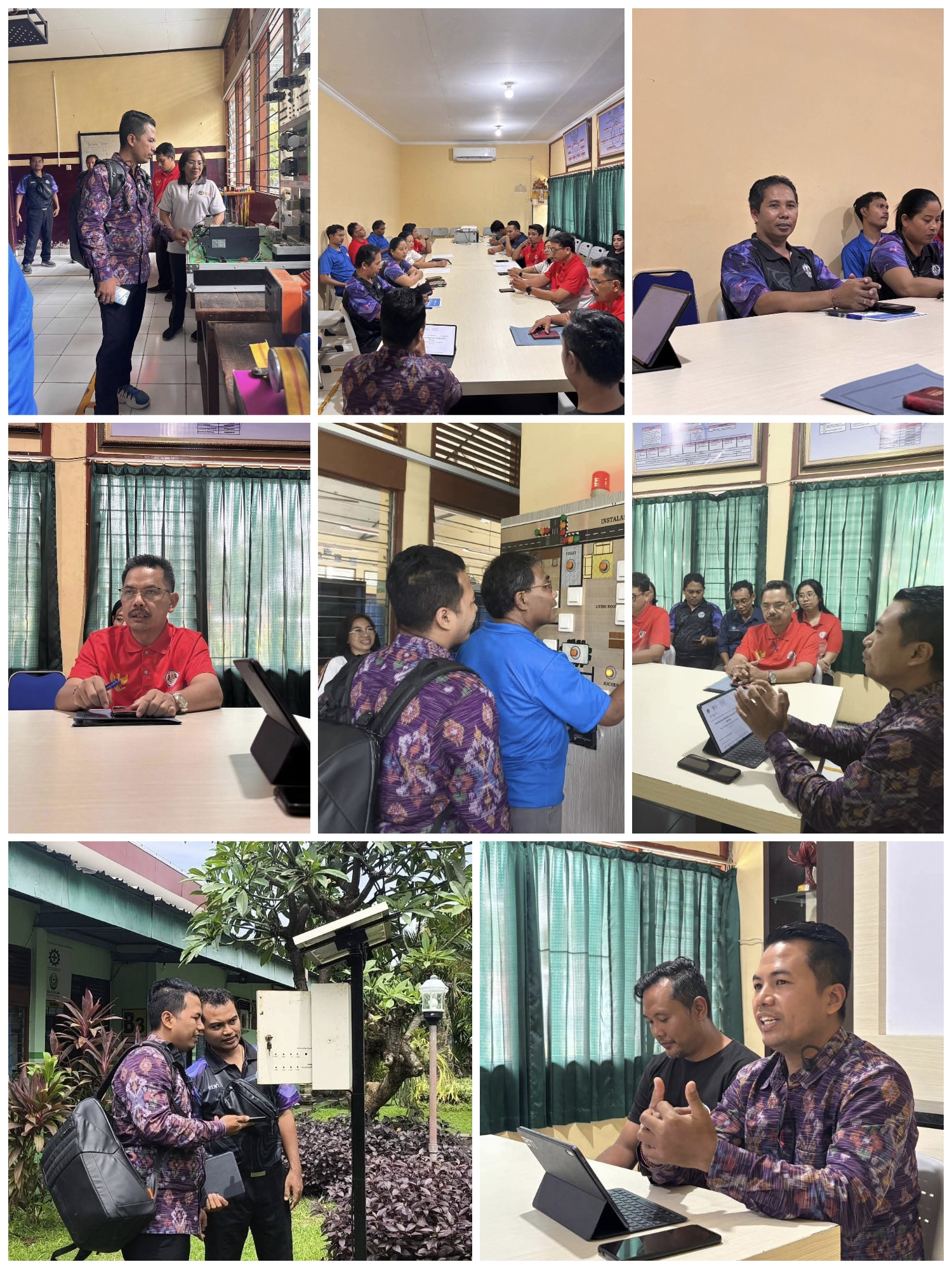 Kunjungan Tim Pusat Keterampilan Energi Terbarukan
