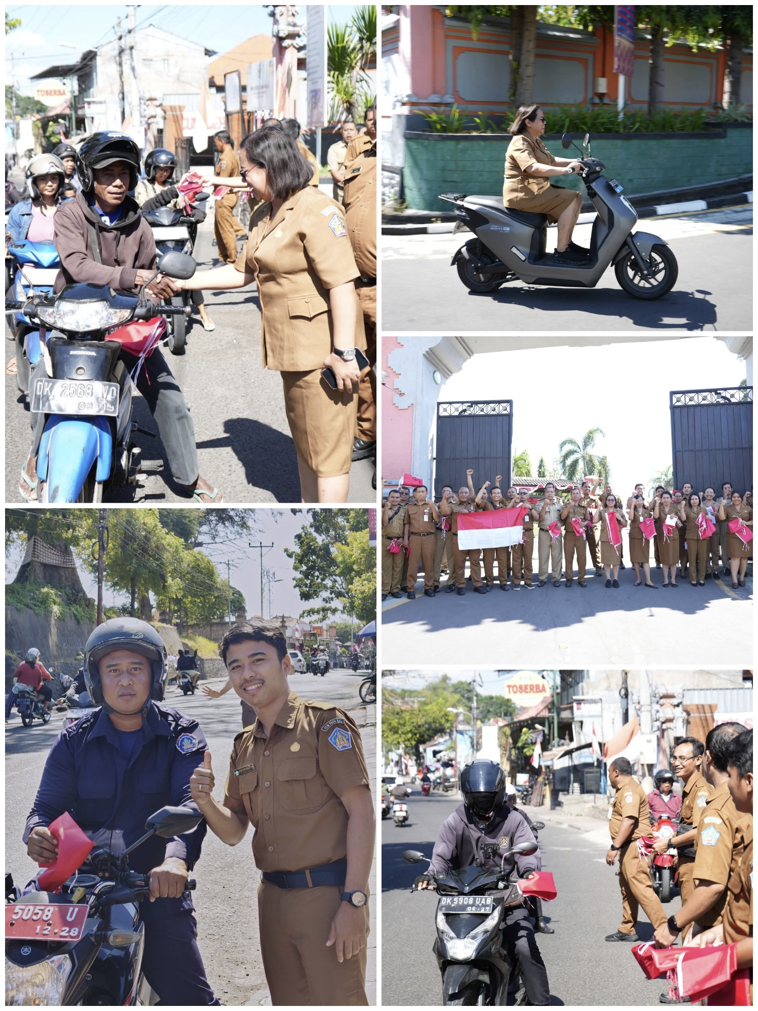 Pembagian Bendera Merah Putih