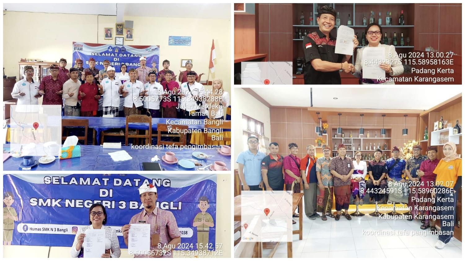 Koordinasi Program Bantuan Pemerintah TEFA  Skema Pengimbasan SMK N 3 Singaraja