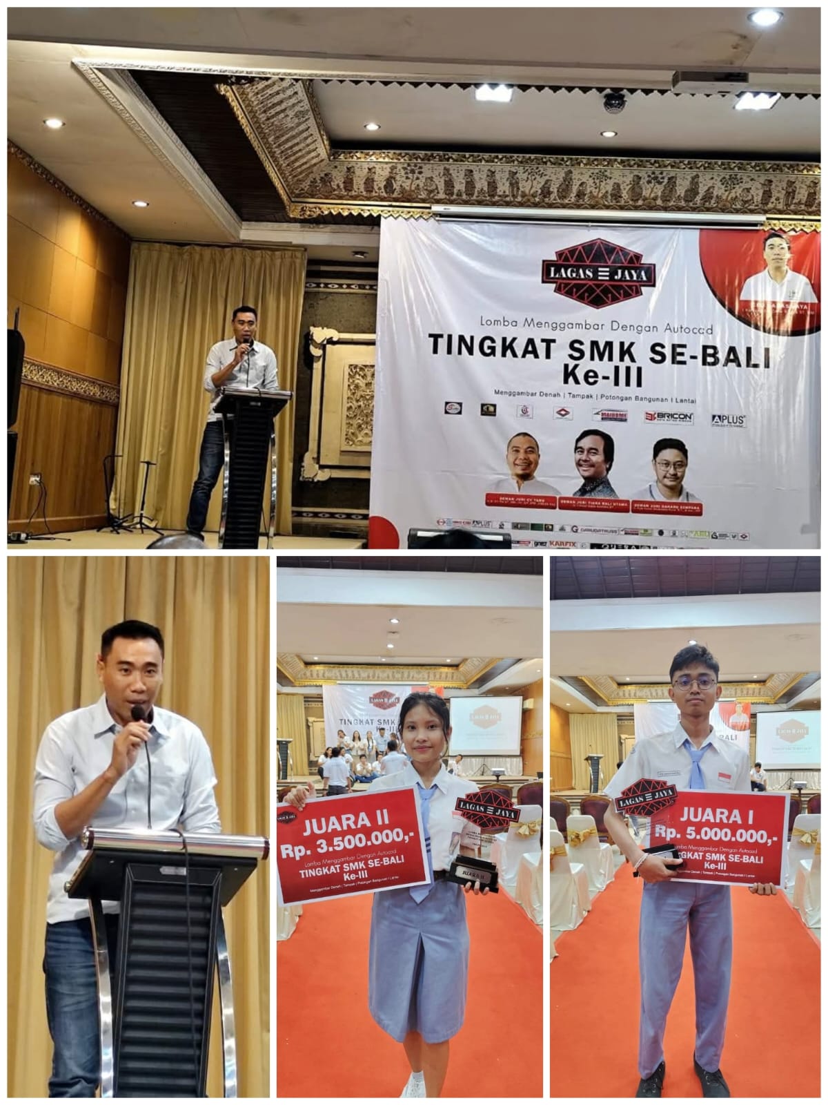  Lomba Menggambar dengan Autocad Tingkat SMK se-Bali ke-III