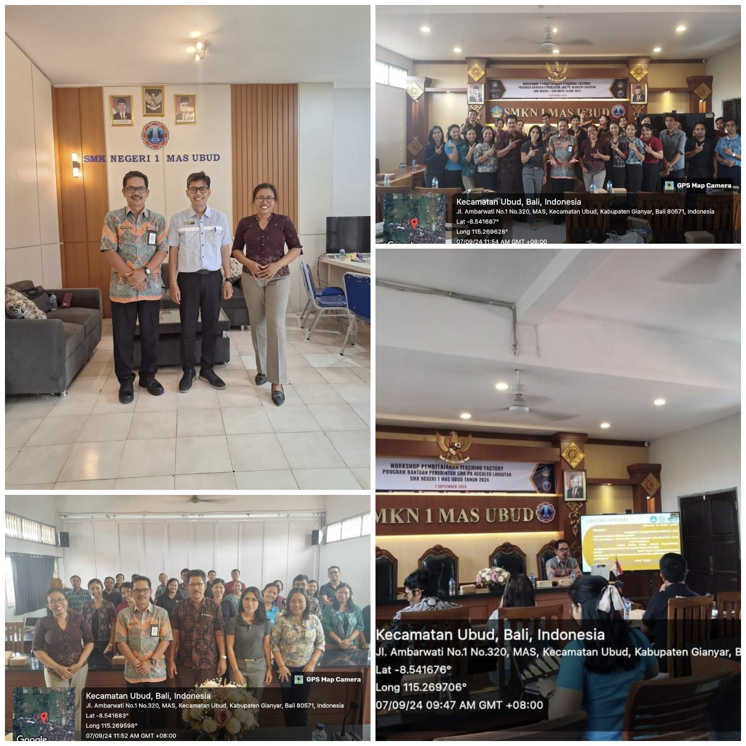 Berbagi Praktik Baik Pembelajaran Teaching Factory Di SMK N 1 Mas Ubud