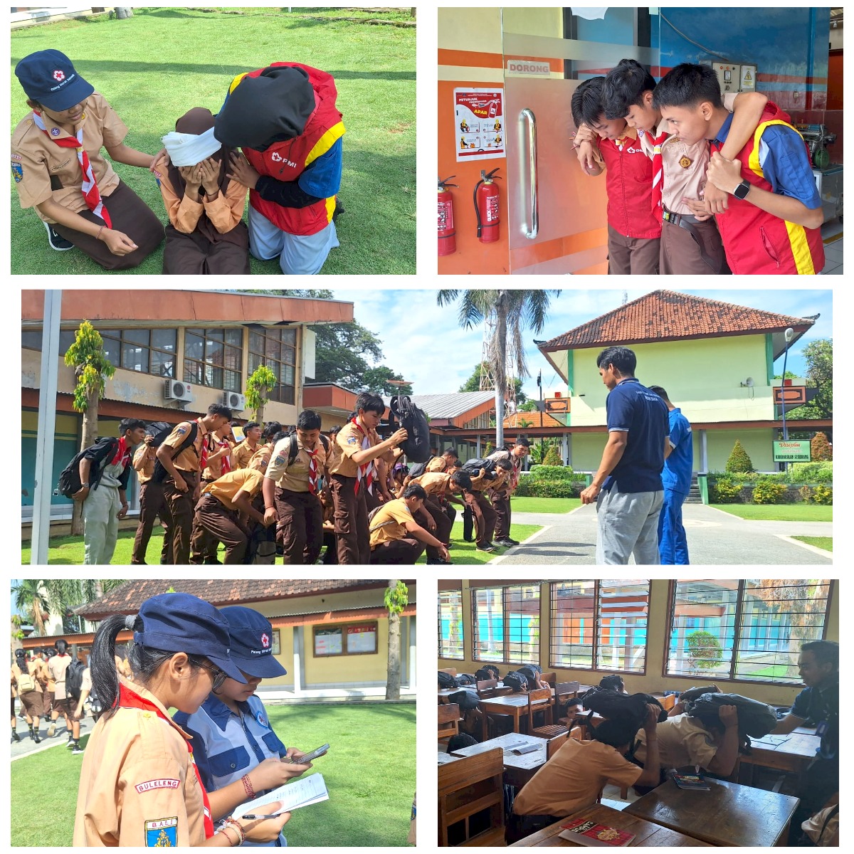 SIMULASI KESIAPSIAGAAN BENCANA GEMPA