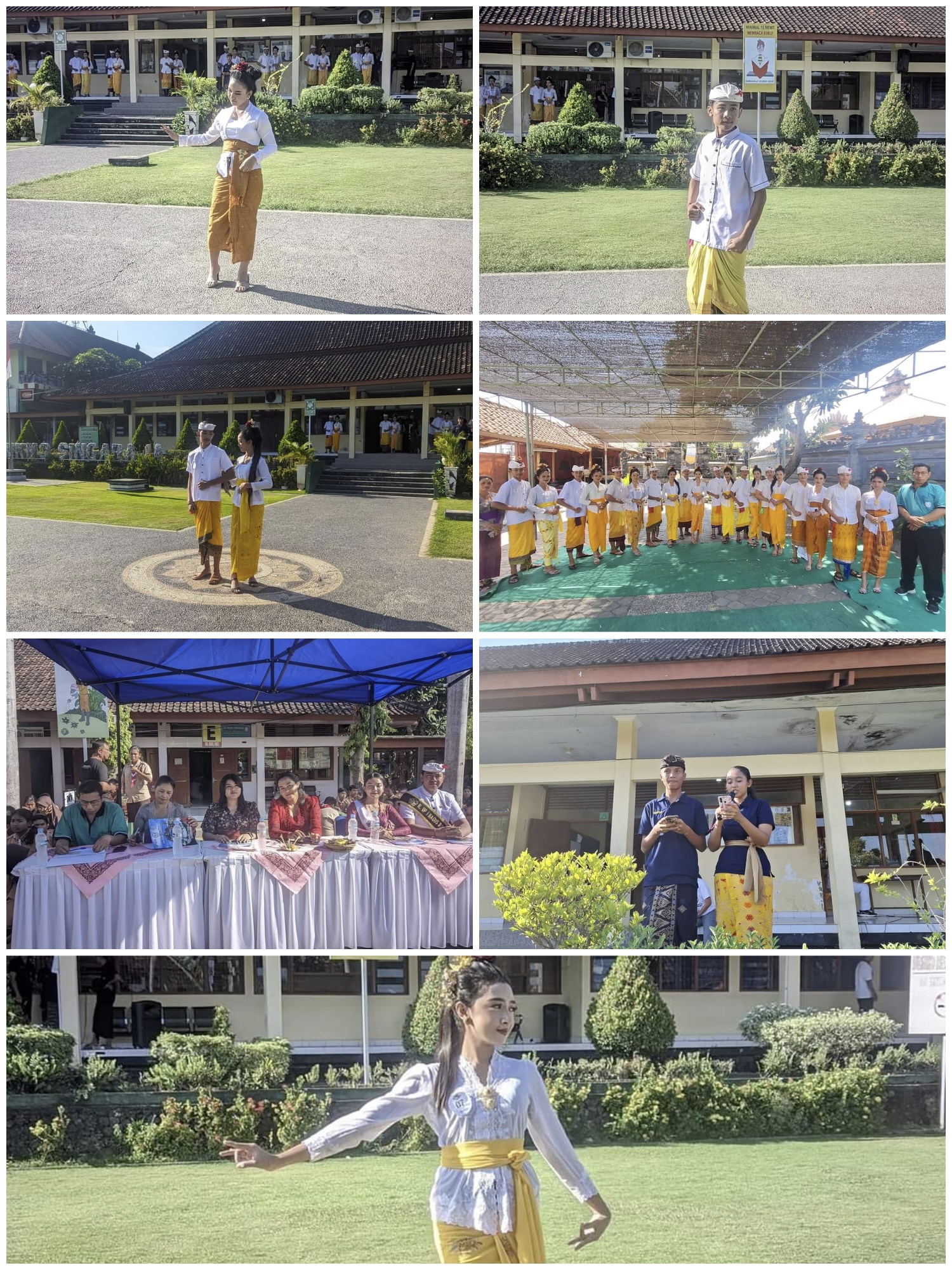 Parade Busana Adat Ke Pura Jebag Stemsi