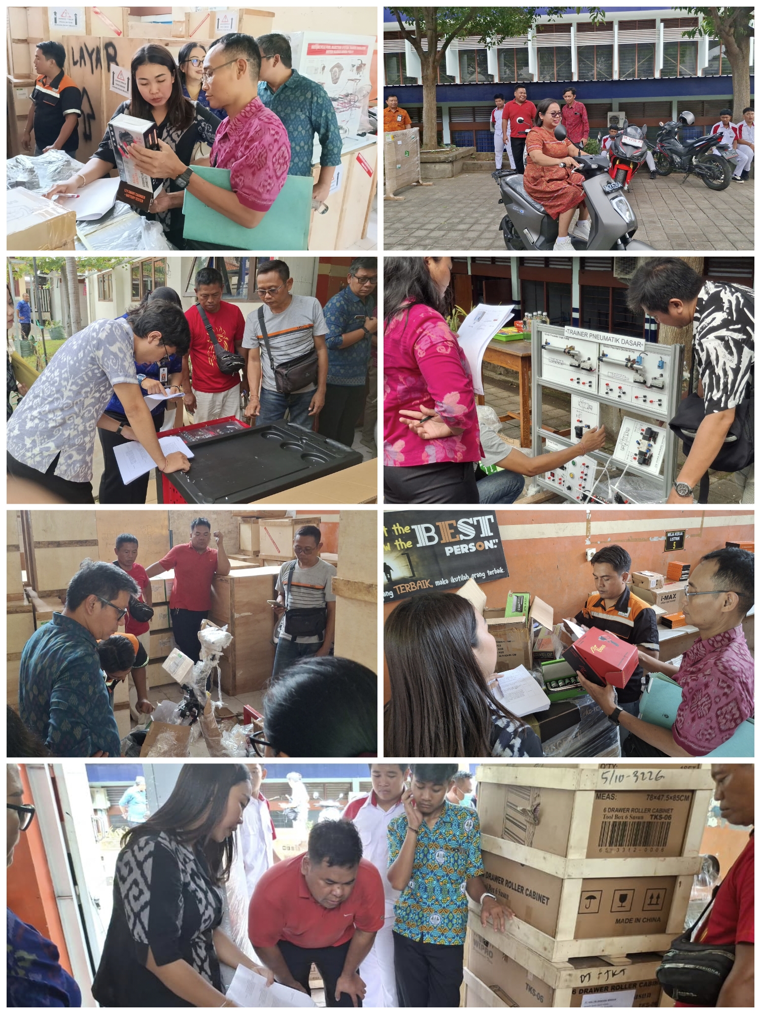 Pemeriksaan Barang Bantuan DAK TSM Oleh Tim Disdik Provinsi Bali