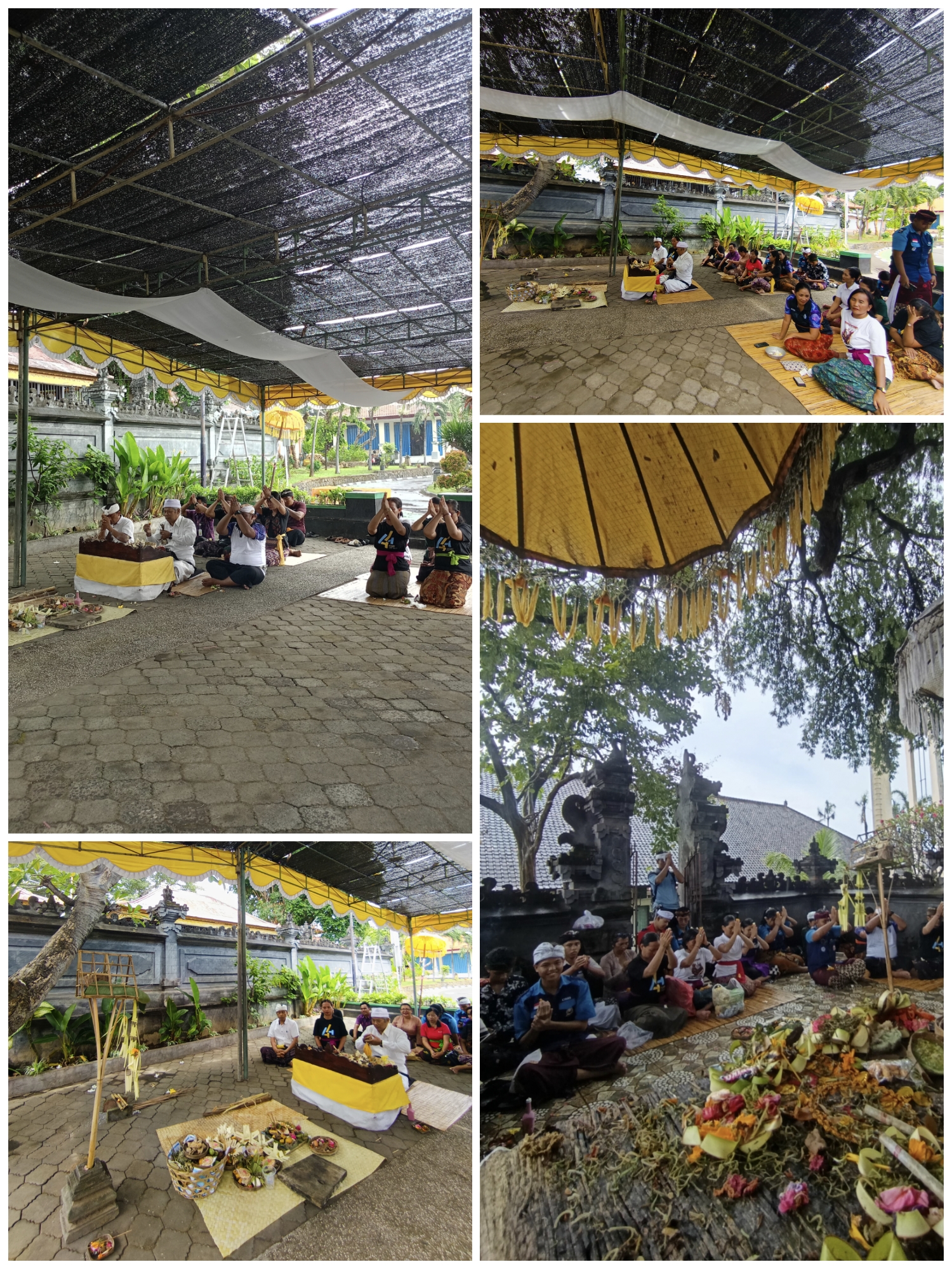 Pecaruan Serangkaian Piodalan SMK N 3 Singaraja