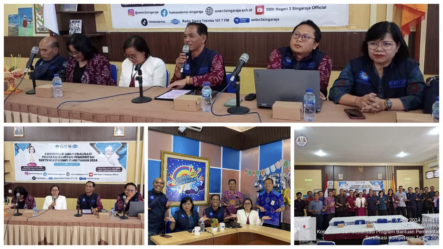 Koordinasi Dan Sosialisasi Program Bantuan Pemerintah Sertifikasi Kompetensi 2024