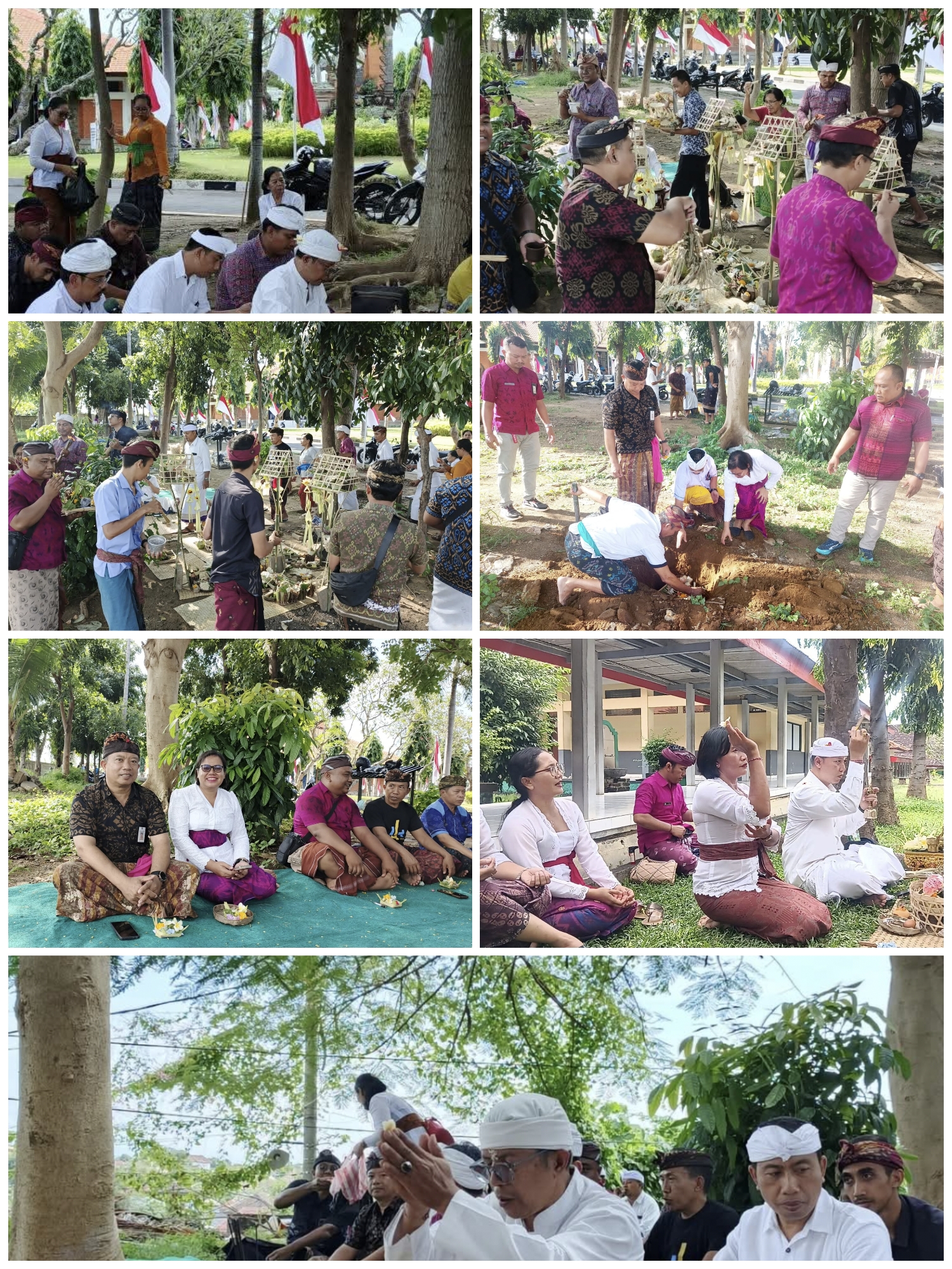 Upacara Ngeruak Untuk Pembangunan Di Lingkungan Sekolah