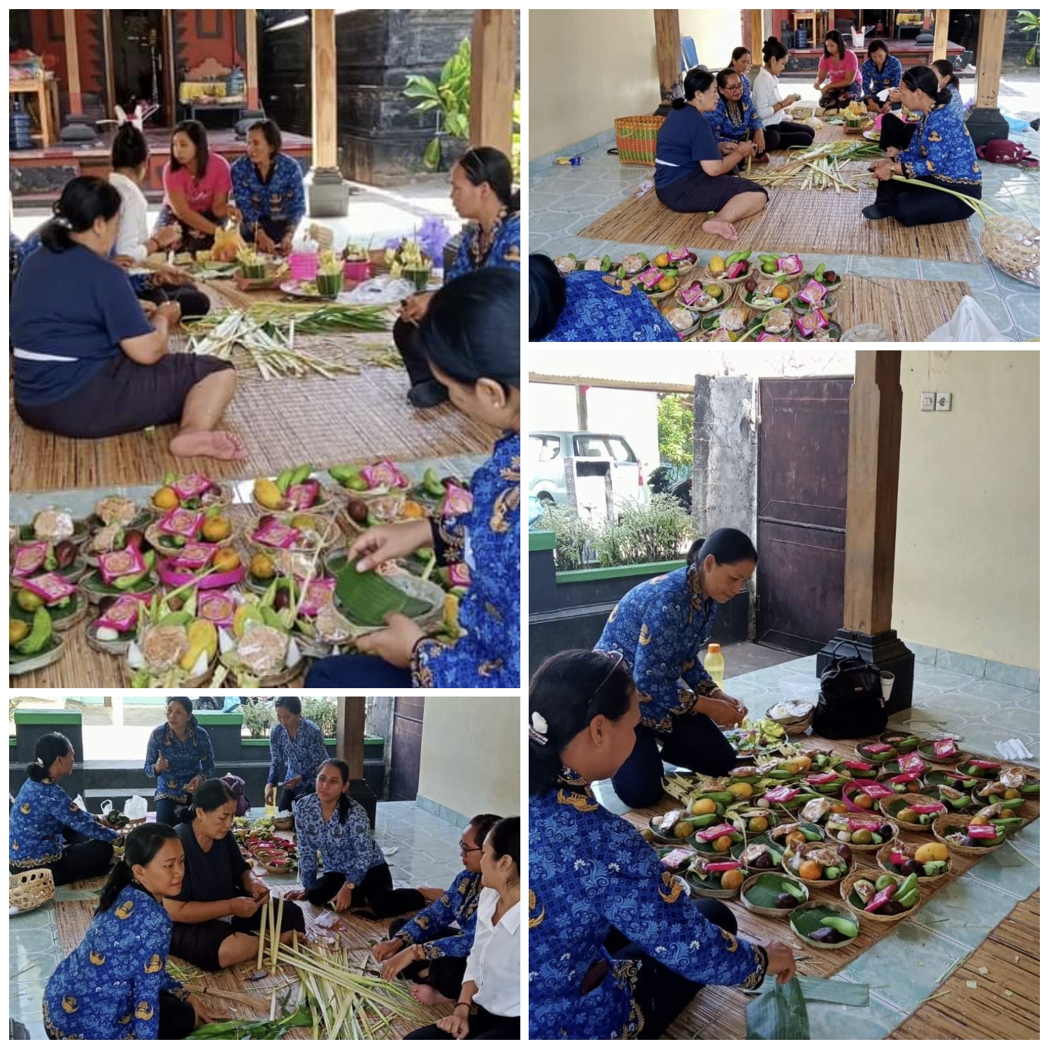 Persiapan Persembahyangan Tilem