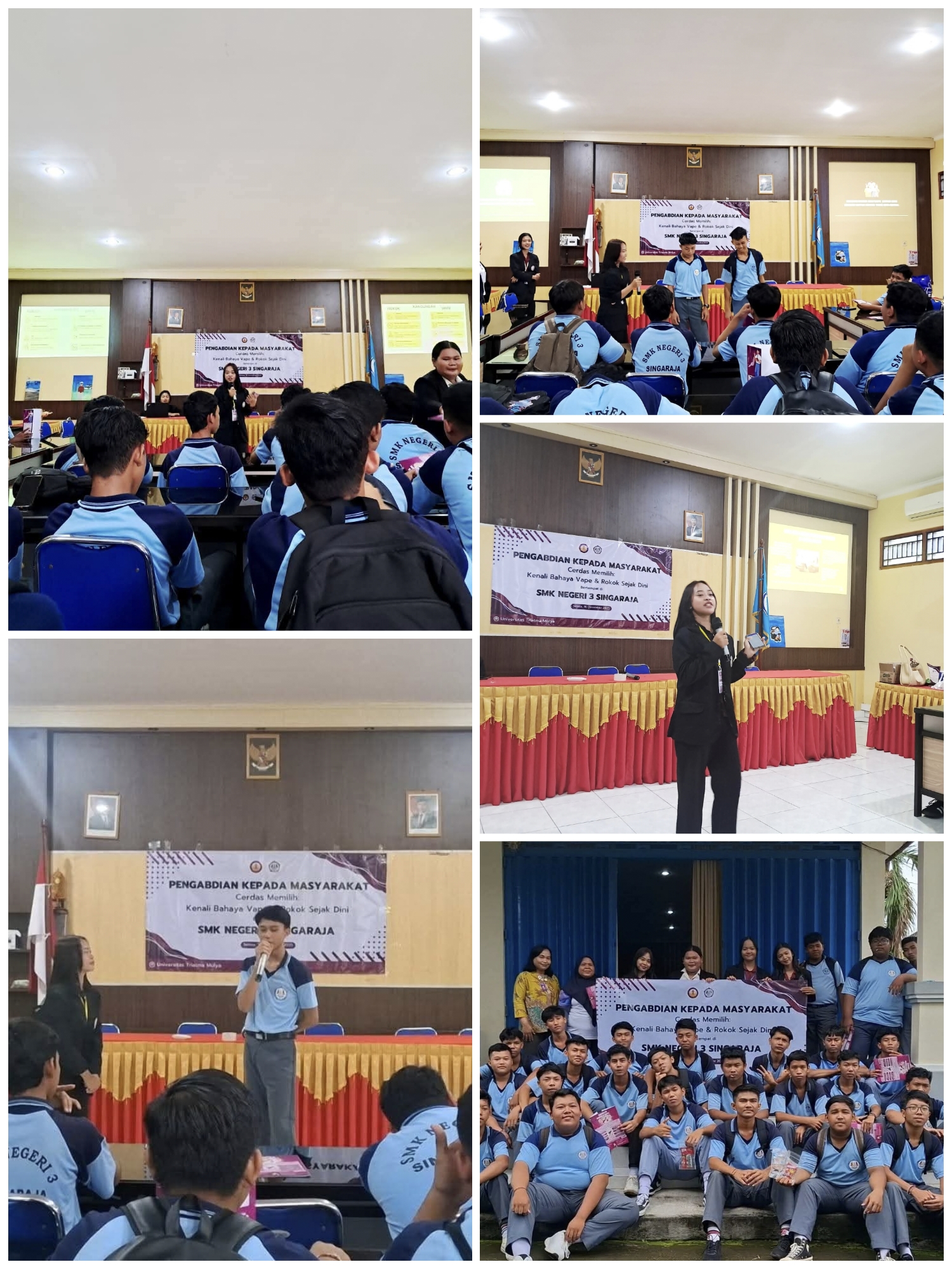 Pengabdian Masyarakat Mahasiswa Prodi S1 Keperawatan Univ. Triatma Mulya