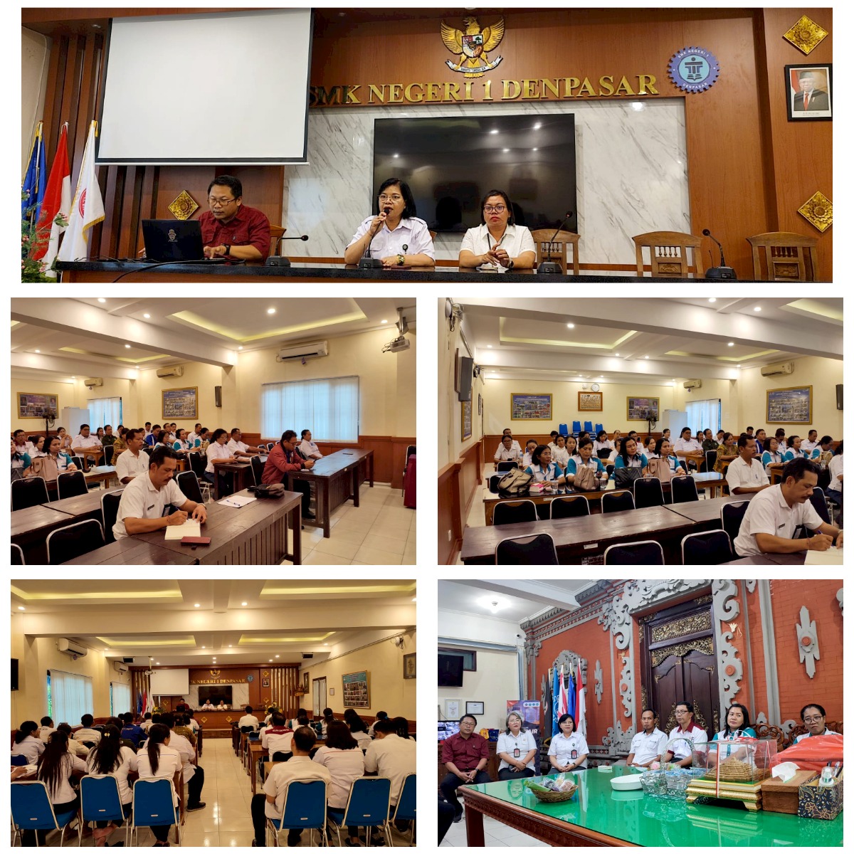 RAPAT KOORDINASI SMKN 1 DENPASAR DENGAN SMKN 3 SINGARAJA