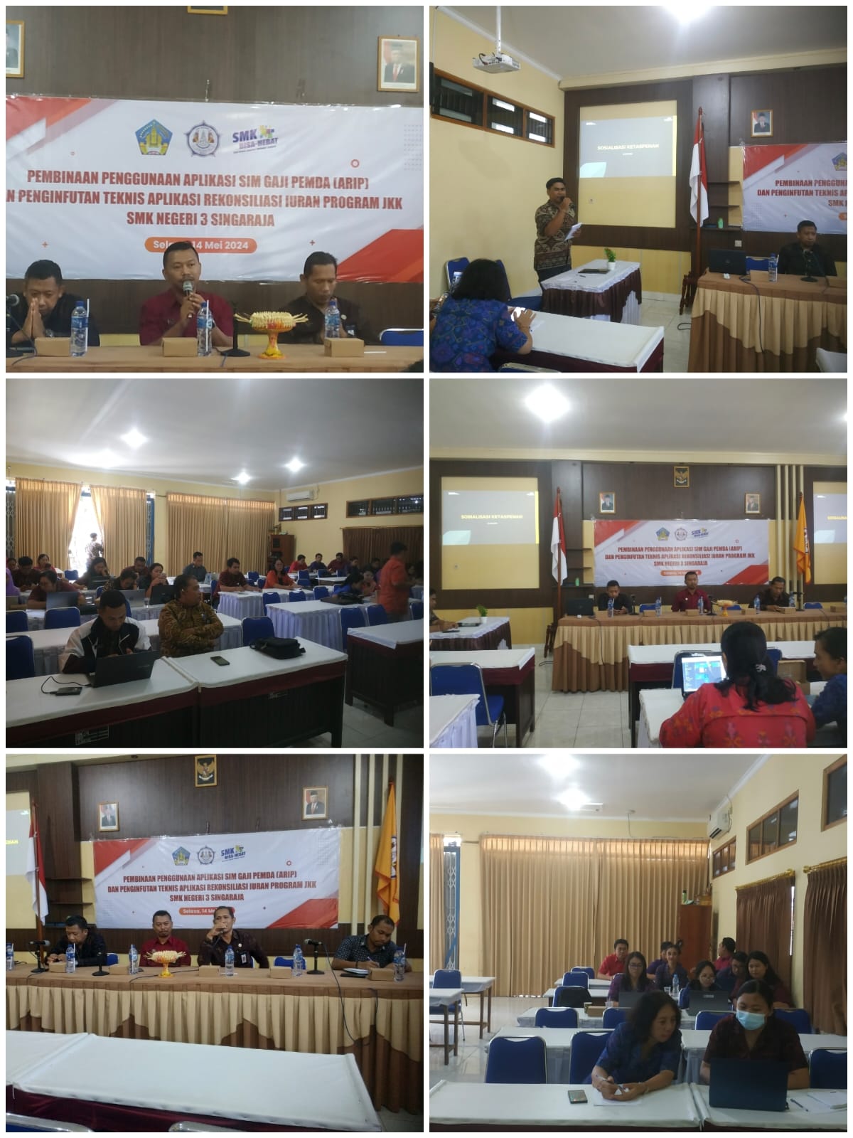 PEMBINAAN APLIKASI SIM GAJI, INPUT ARIP DAN PROGRAM JKK