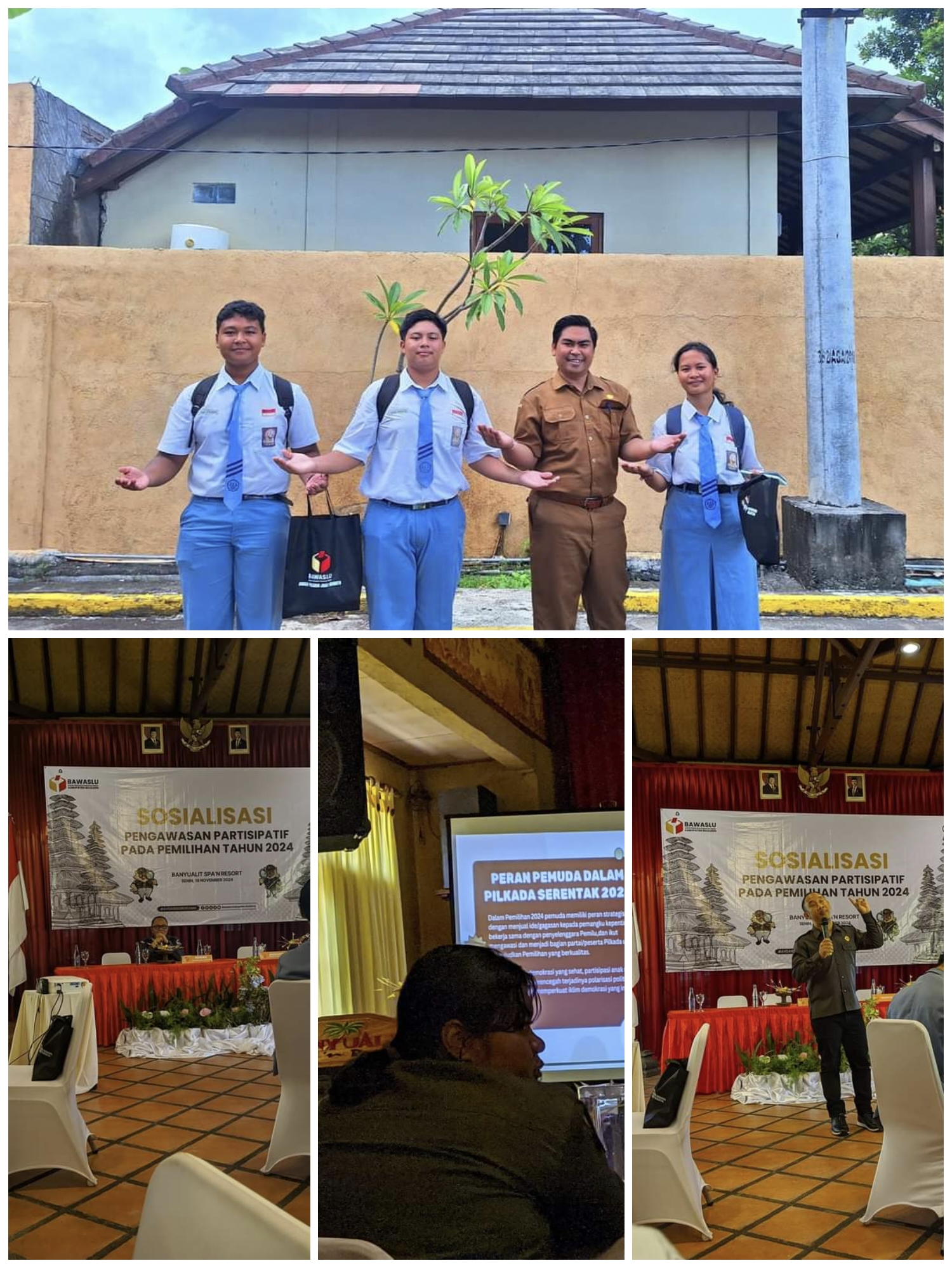 Sosialisasi Pengawasan Partisipatif Tahun 2024 Oleh Bawaslu