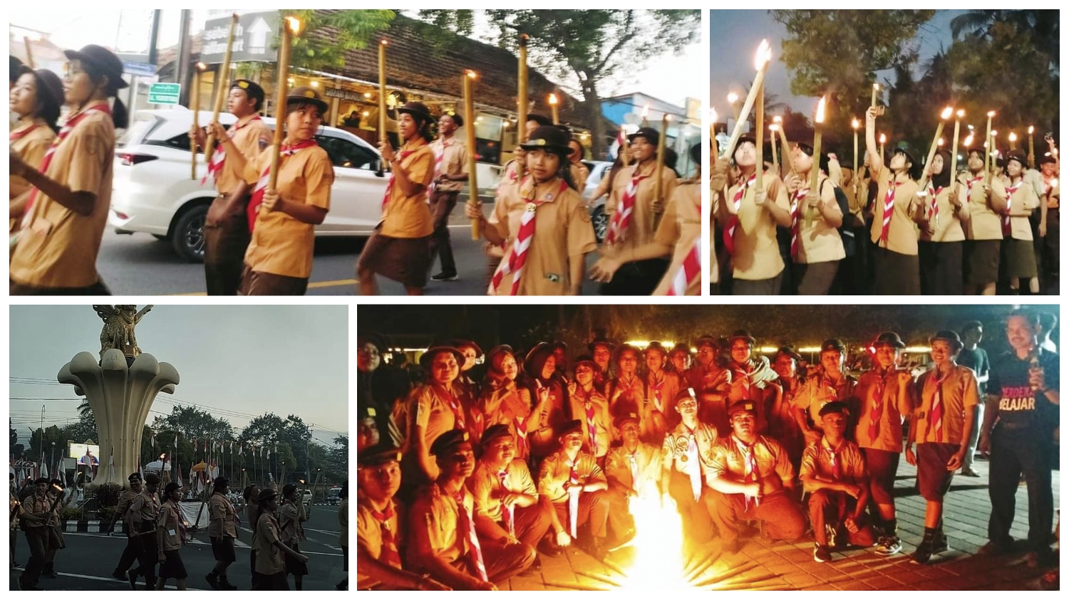 Pawai Obor Merayakan HUT RI Ke 79