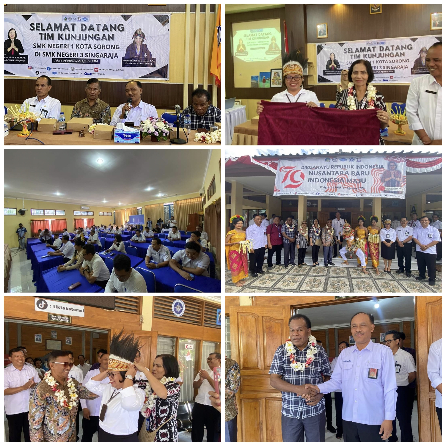 Kunjungan Studi Tiru SMK N 1 Kota Sorong