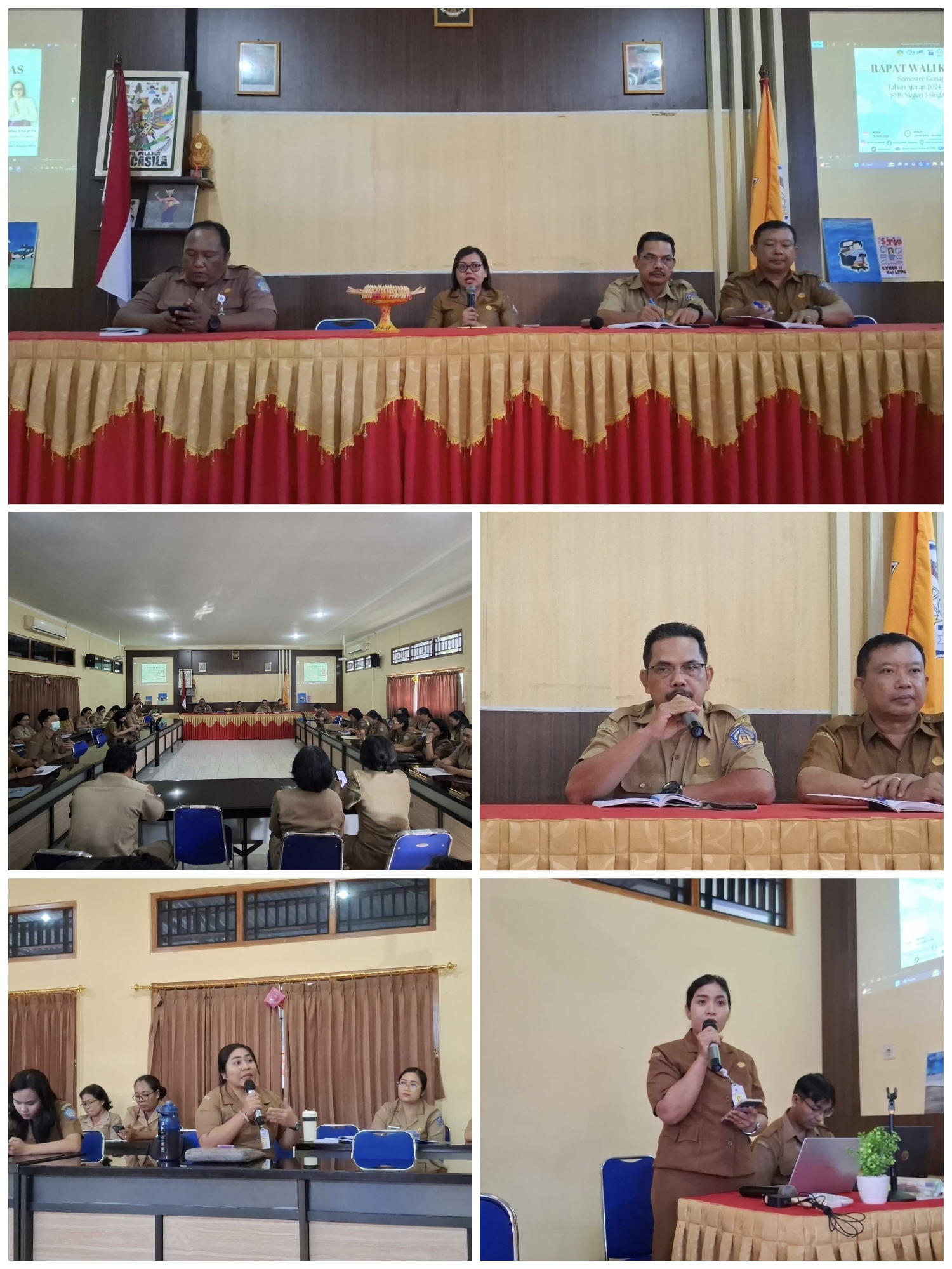Rapat Wali Kelas Fase E Dan F Semester Genap Tahun Ajaran 2024/2025