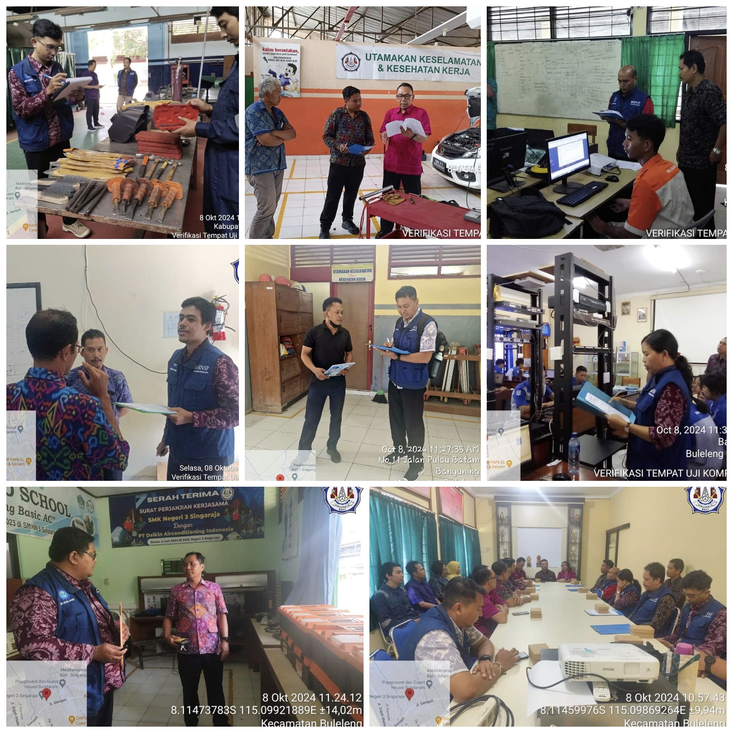 Verifikasi TUK Oleh LSP P-1 SMK N 1 Denpasar