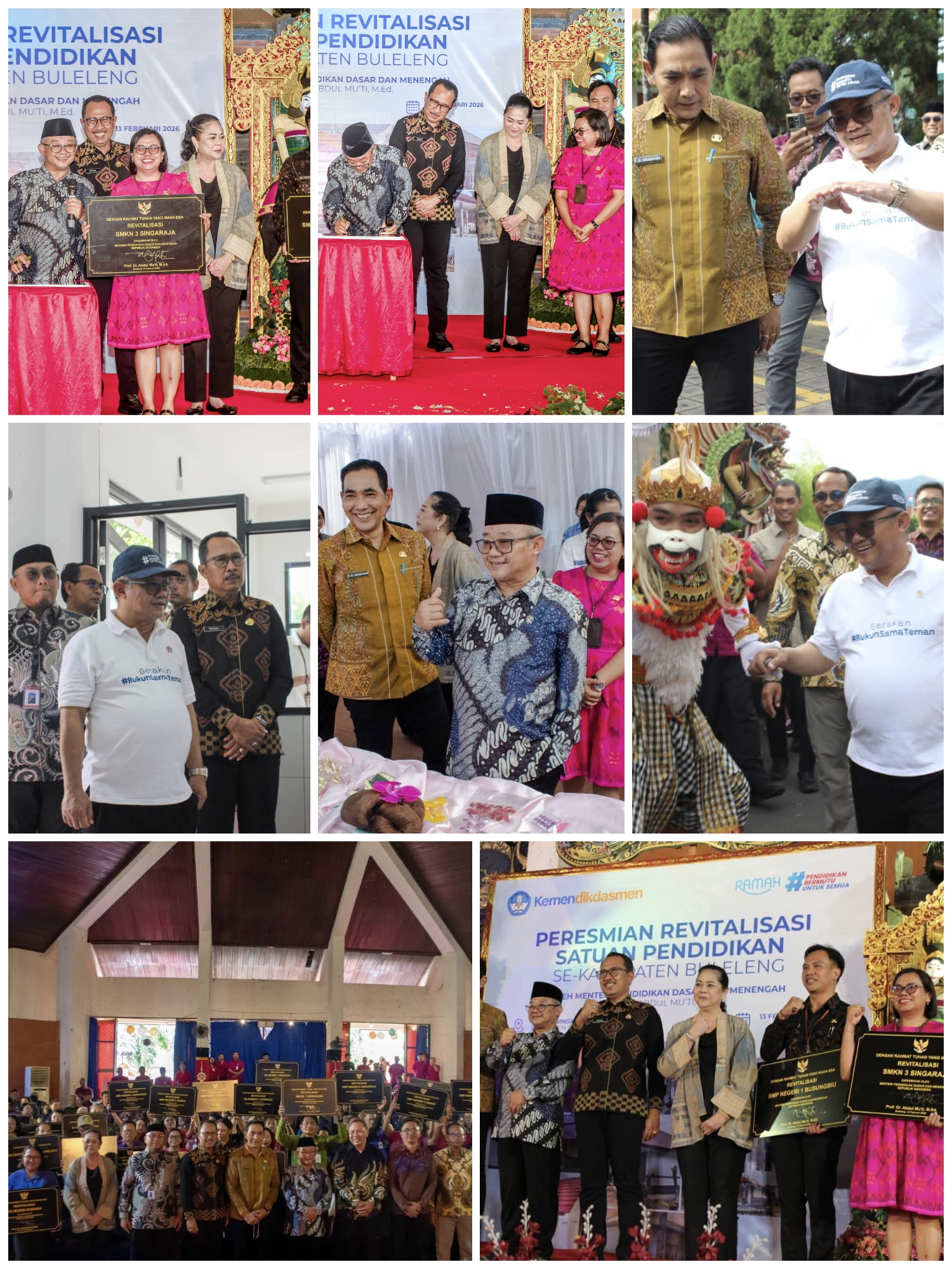 Kunjungan Mentri Pendidikan Dasar Dan Menengah