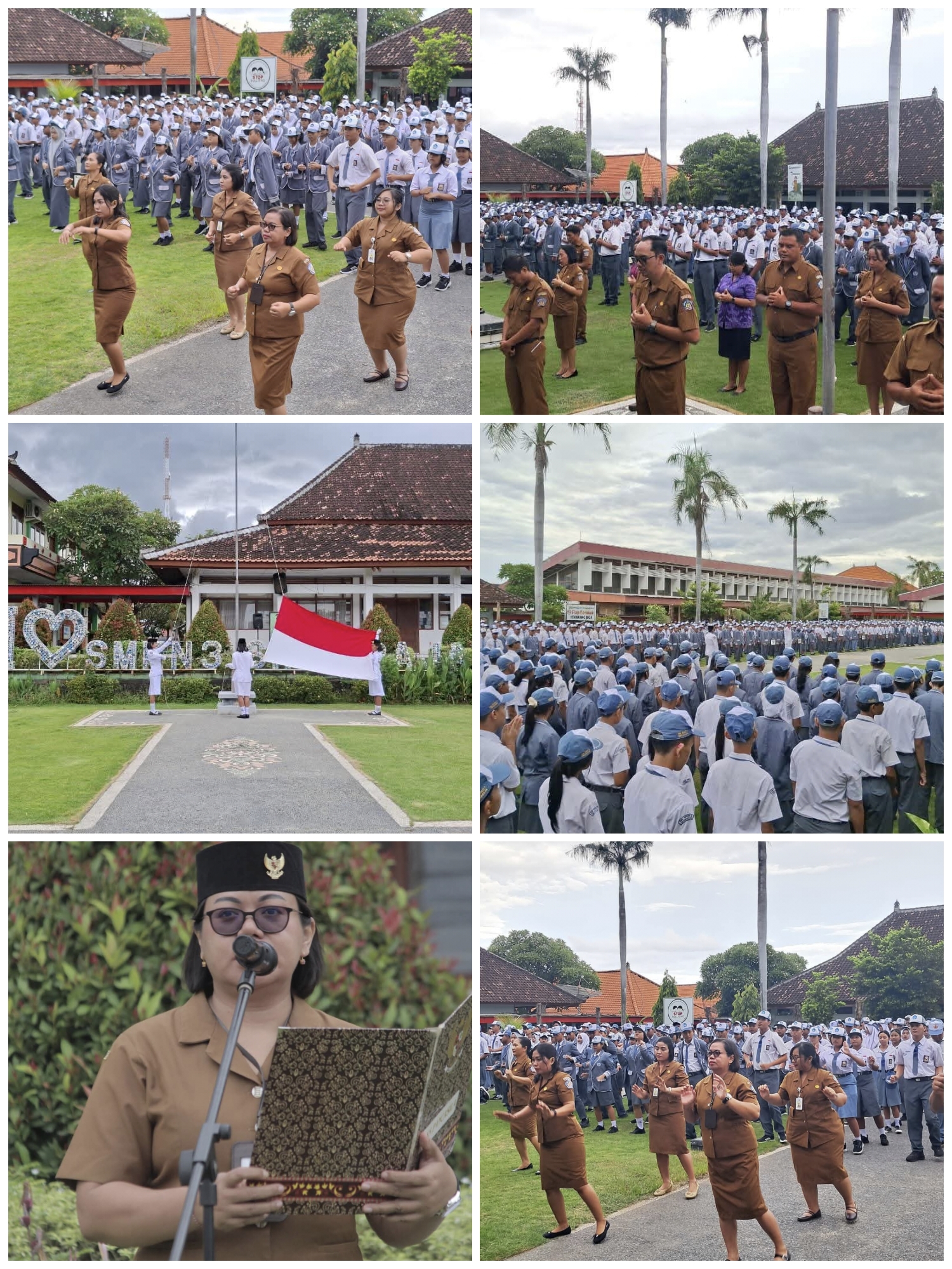 Pagi Ceria Hari Pertama Sekolah